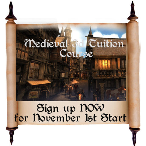 Medieval Building 3d Tuition 6 week Course