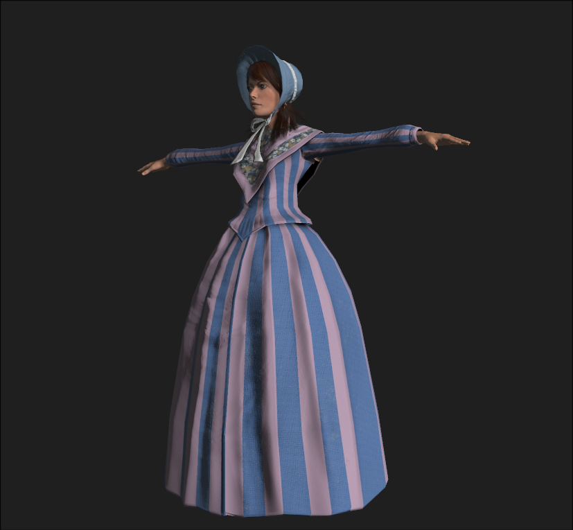 1800s Fancy Lady