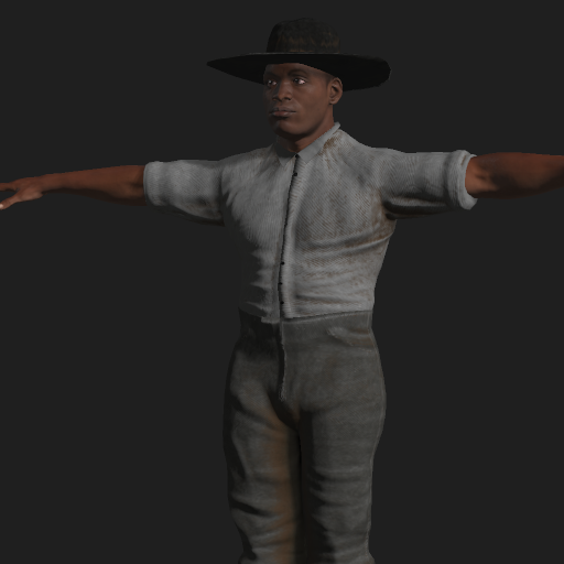 1800s Male Worker