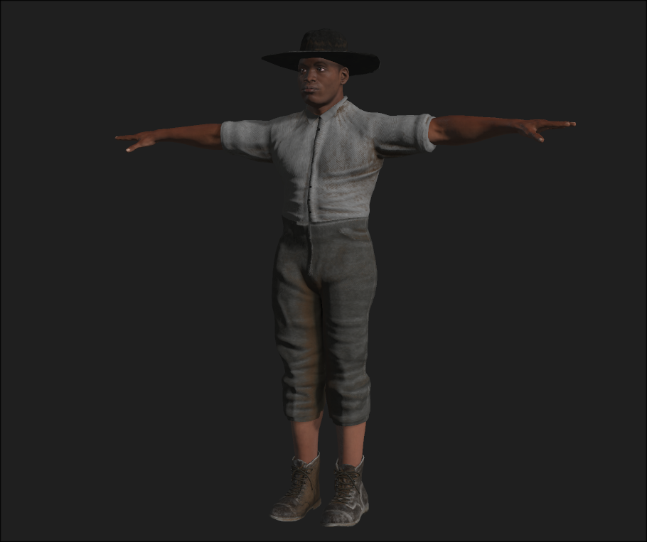 1800s Male Worker
