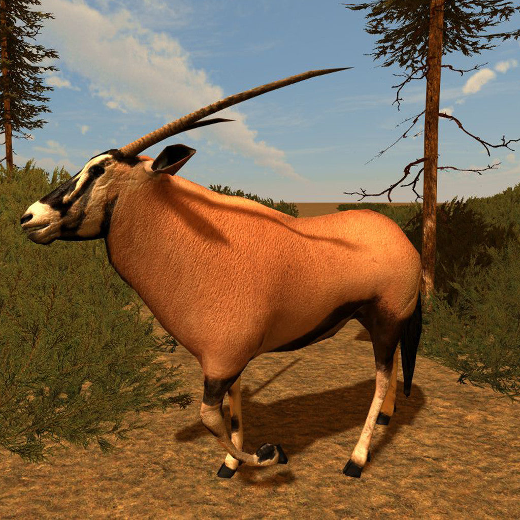 Gemsbock Antelope for Leadwerks Engine