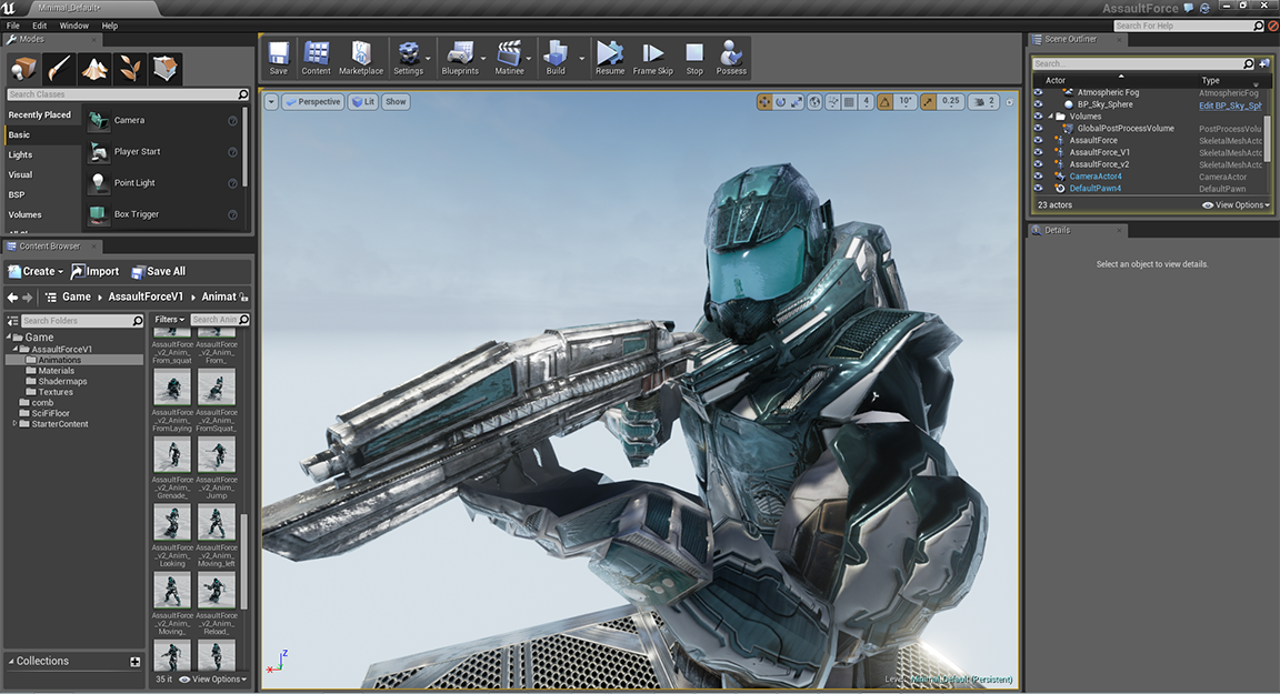 Assault Force Troop for Unreal Engine 4