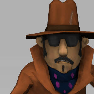 Cartoon 70s Detective