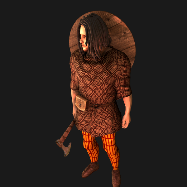 Celt Warrior A for Unity UMA