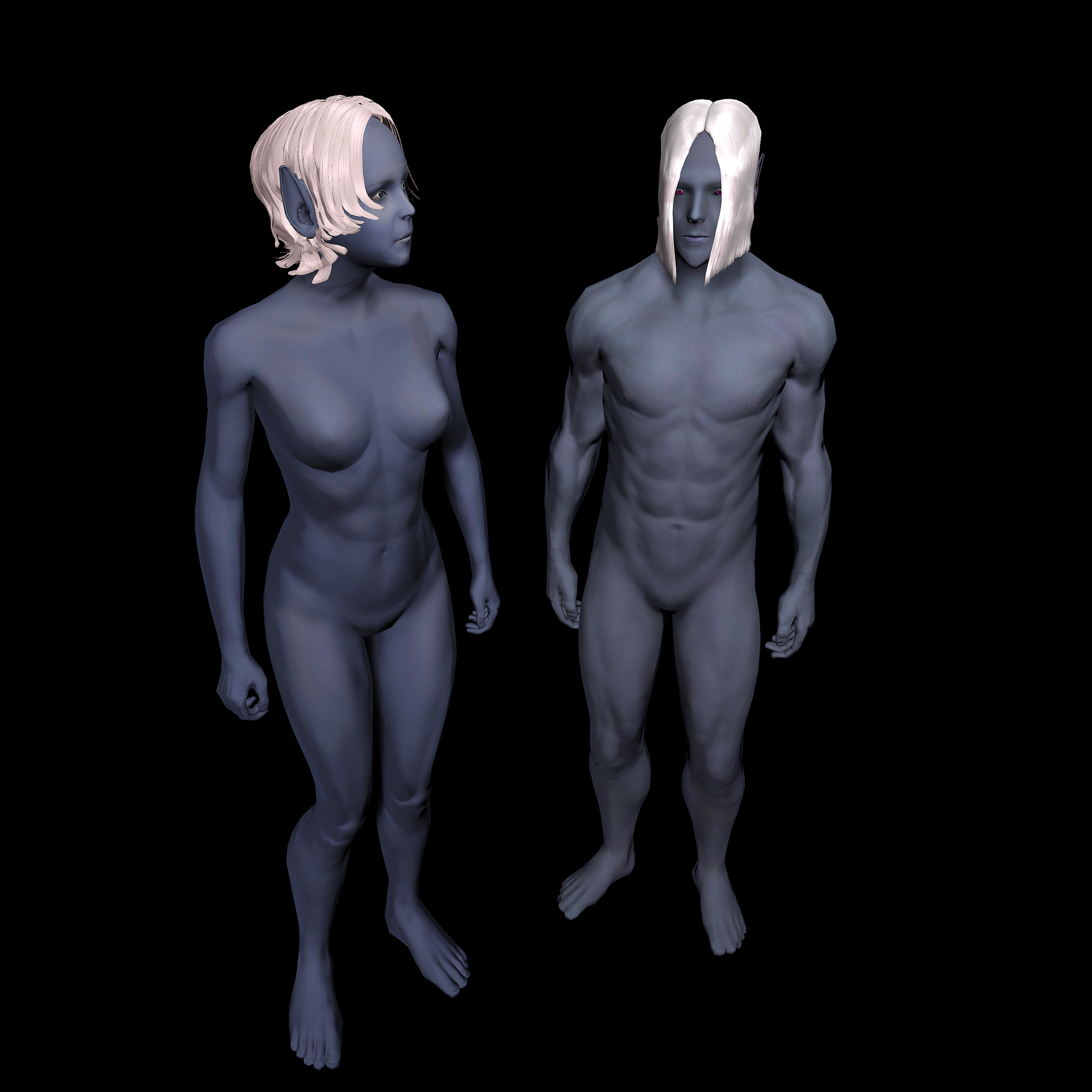 Dark Elven Race for Unity UMA