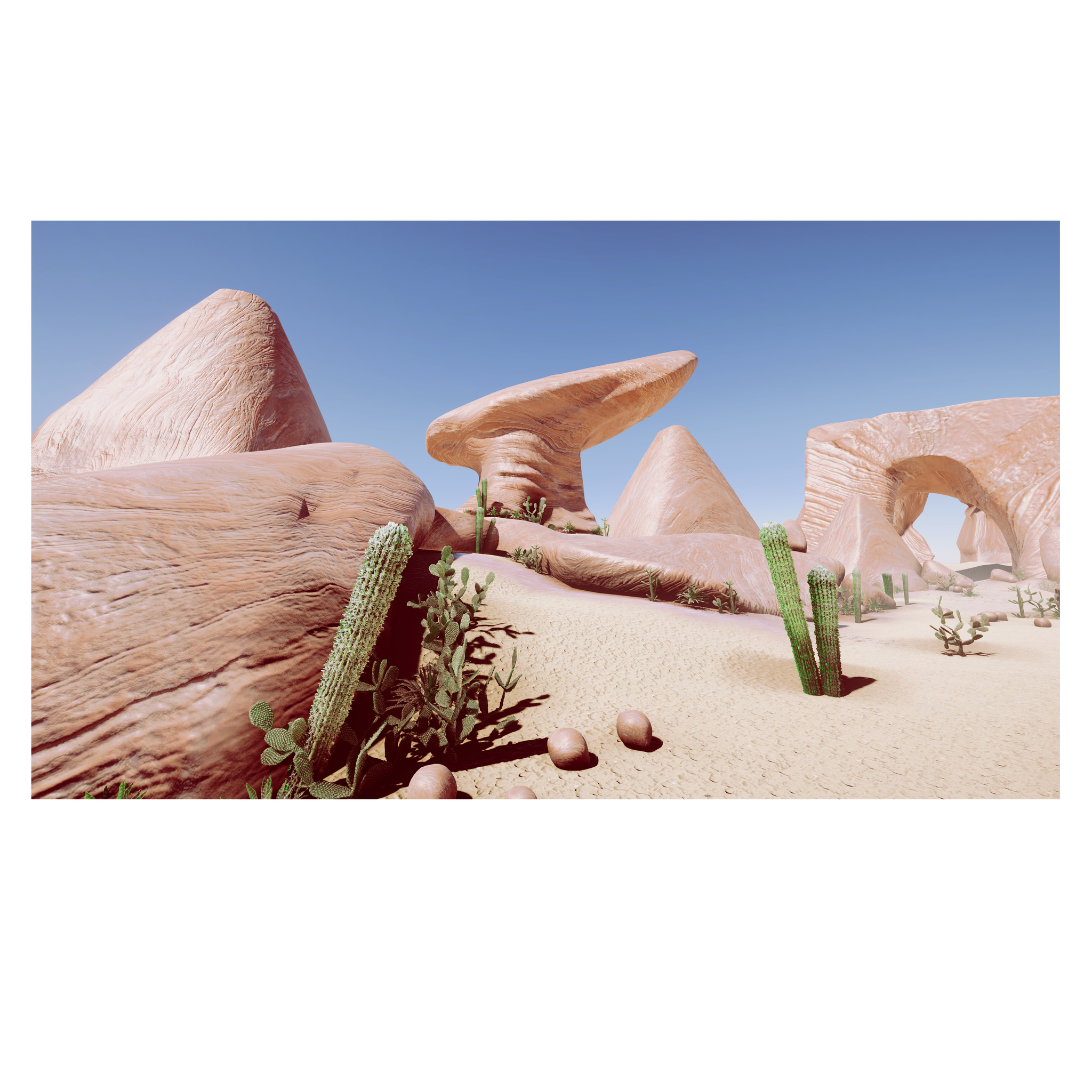 Desert Rock & Foliage Content Pack Generic Version