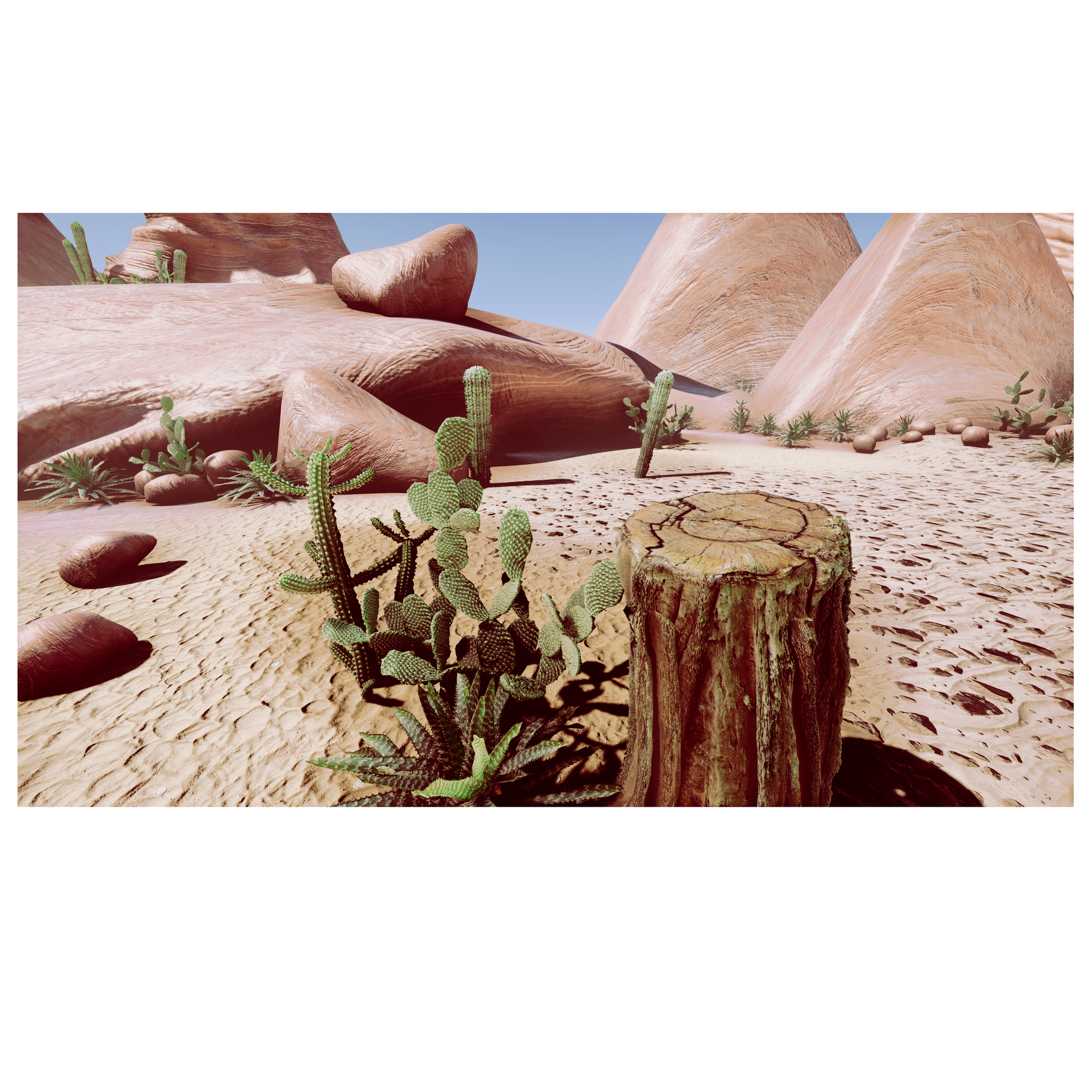 Desert Rock & Foliage Content Pack Generic Version