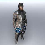 Female Knight A for Unity UMA 2.5 and above