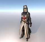 Female Crusader for Unity UMA 2.5