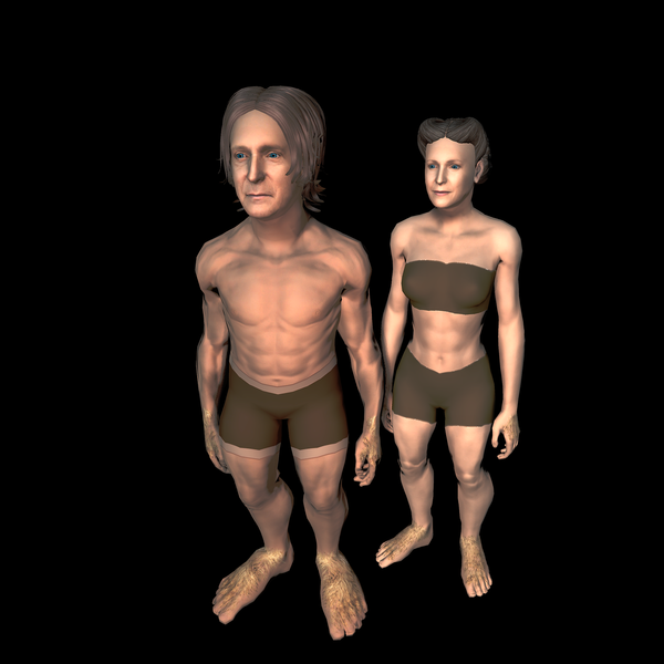 HALFLING UMA Race - Male&Female