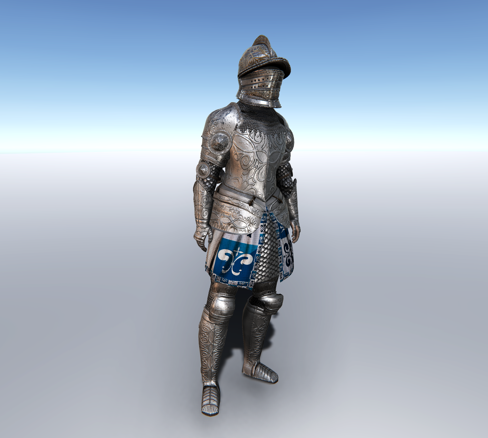 FEMALE KNIGHT CUSTOMISABLE MODULAR Character for UMA