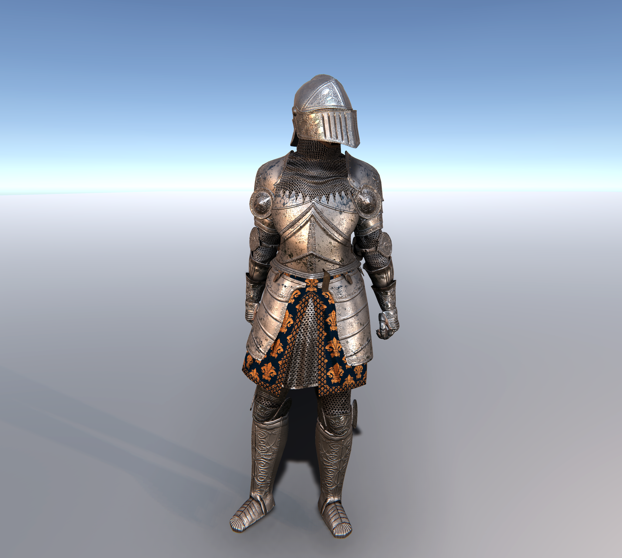 FEMALE KNIGHT CUSTOMISABLE MODULAR Character for UMA