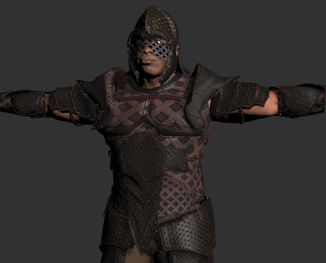 Warrior Leather Armour set for FUSE