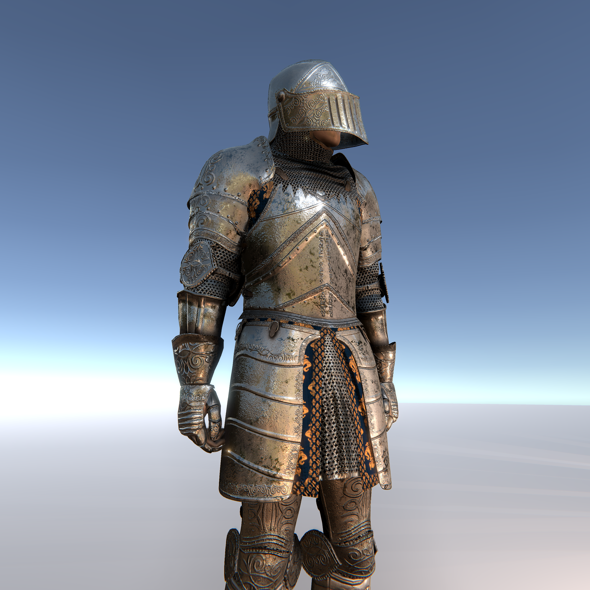 KNIGHT CUSTOMISABLE MODULAR Character for Unity UMA