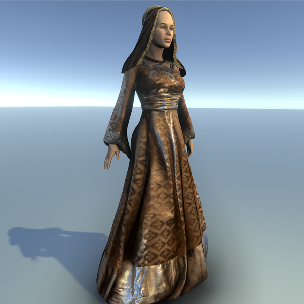Medieval Female Costume B for UMA2.5