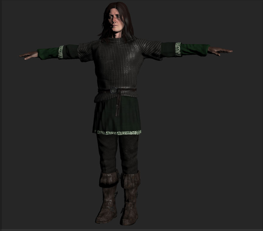 Medieval Townsman 'B'  FUSE Costume