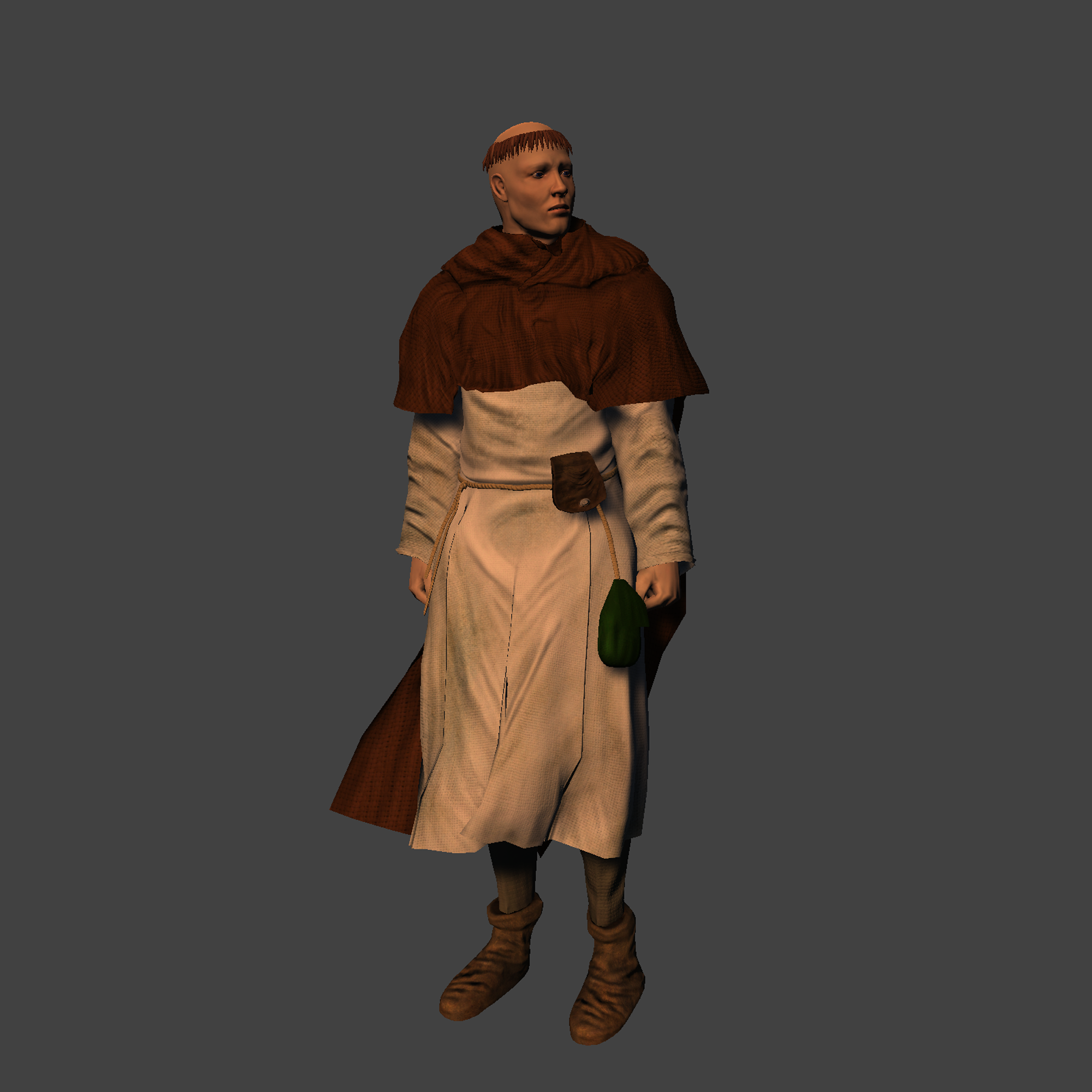 Medieval Monk Unity UMA