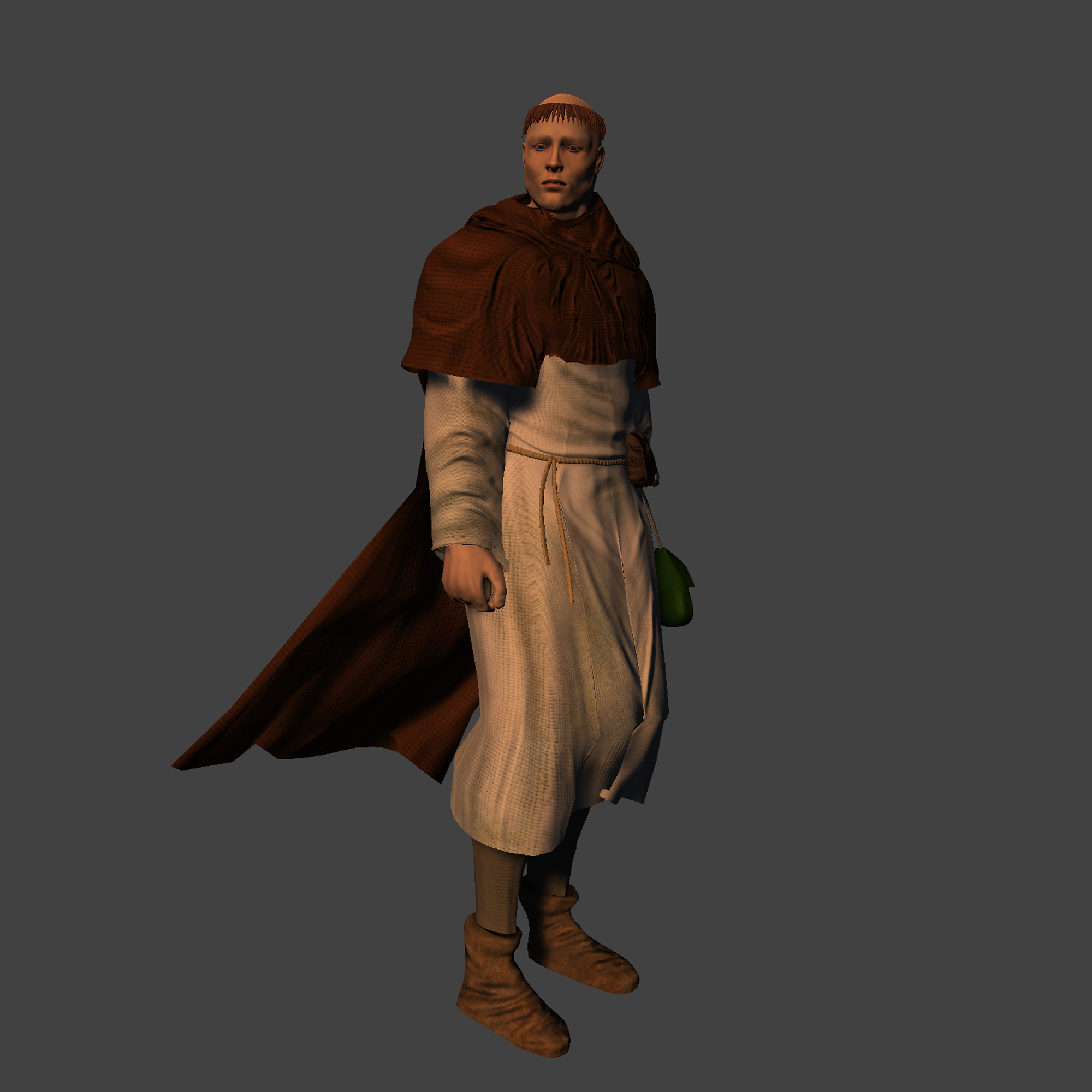 Medieval Monk Unity UMA
