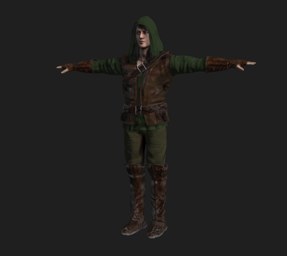 Medieval Archer FUSE Costume