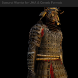Samurai Warrior for UMA2.5 and Unity Generic Mecanim Format