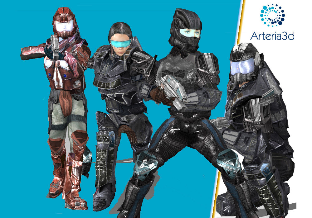 SciFi Base Female Customisable Character