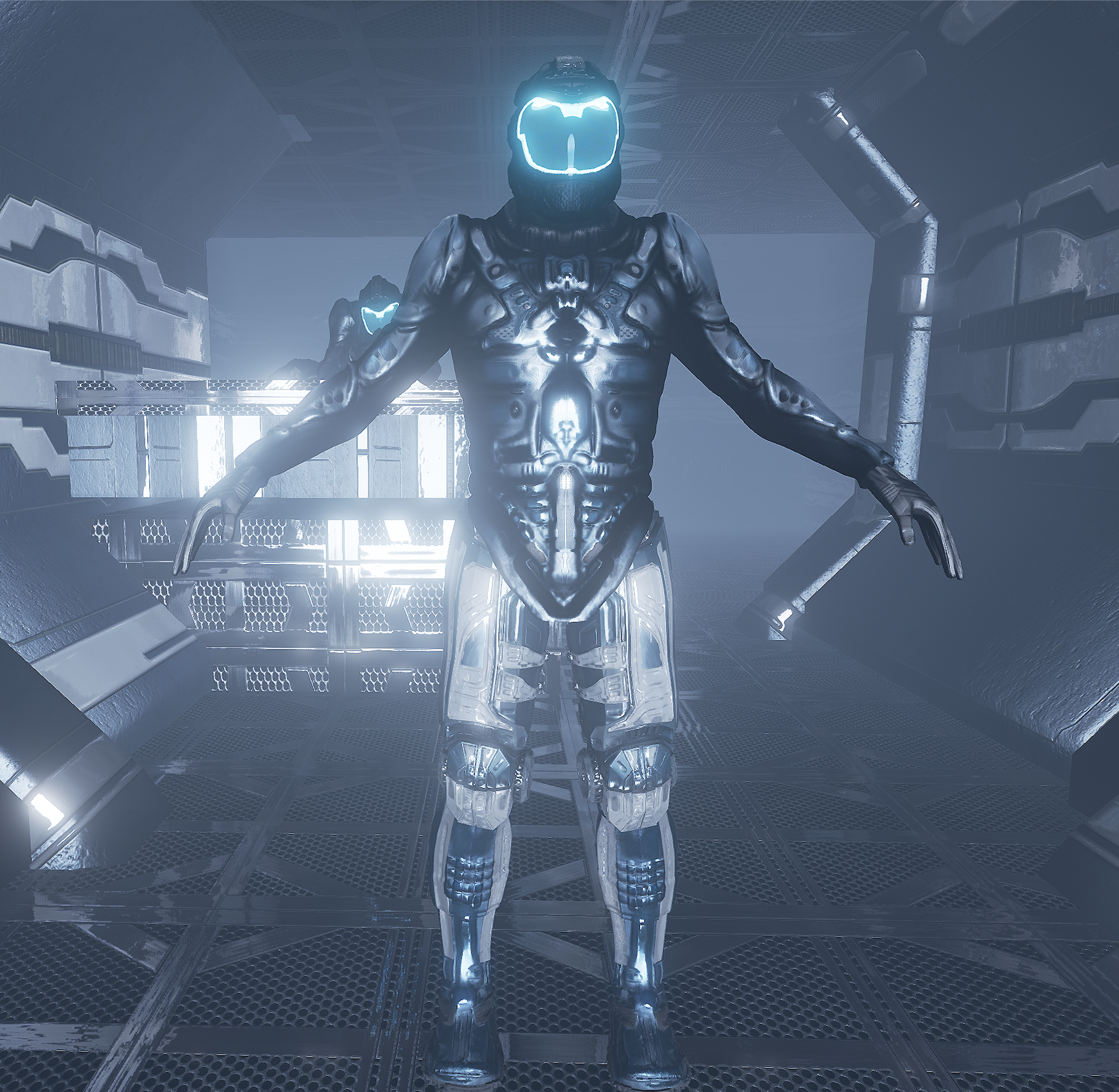 Scifi Marine for UNREAL ENGINE 4 Mannequin