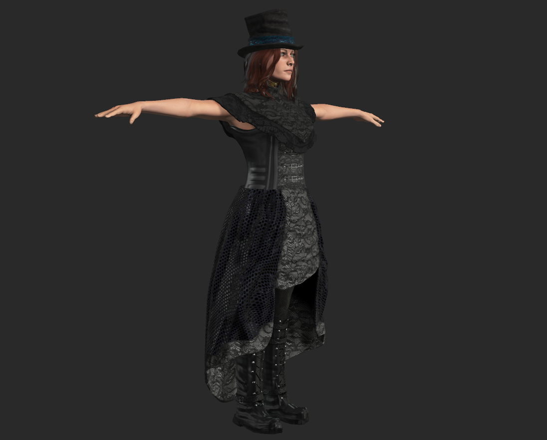 SteamPunk Victorian Lady for FUSE