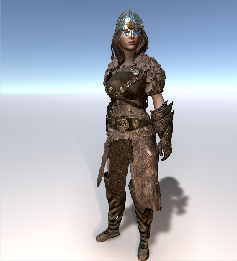The Warrior FEMALE - Generic Formats Verion