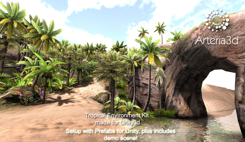 Tropical Island Foliage Pack