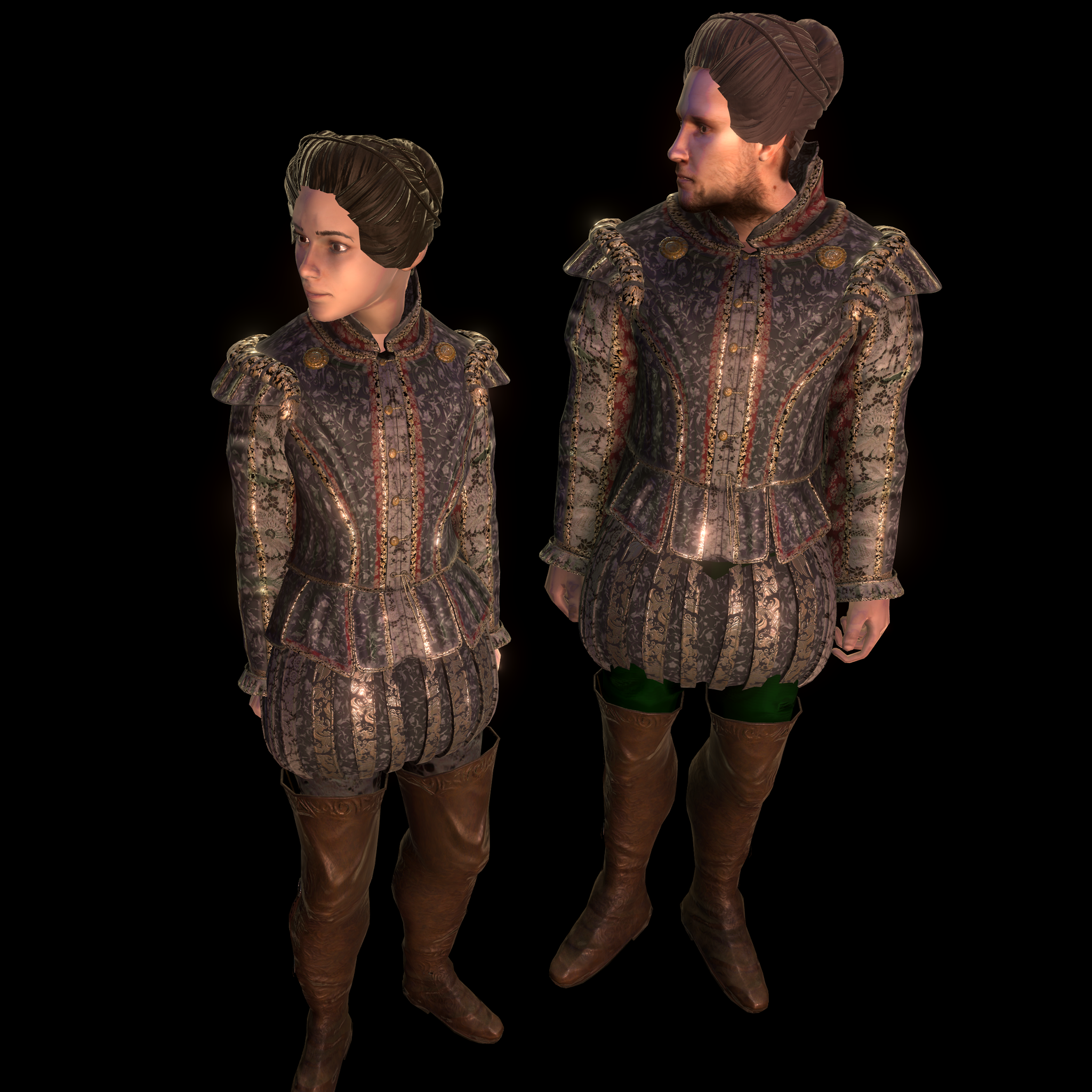 Tudor Squire & Lady
