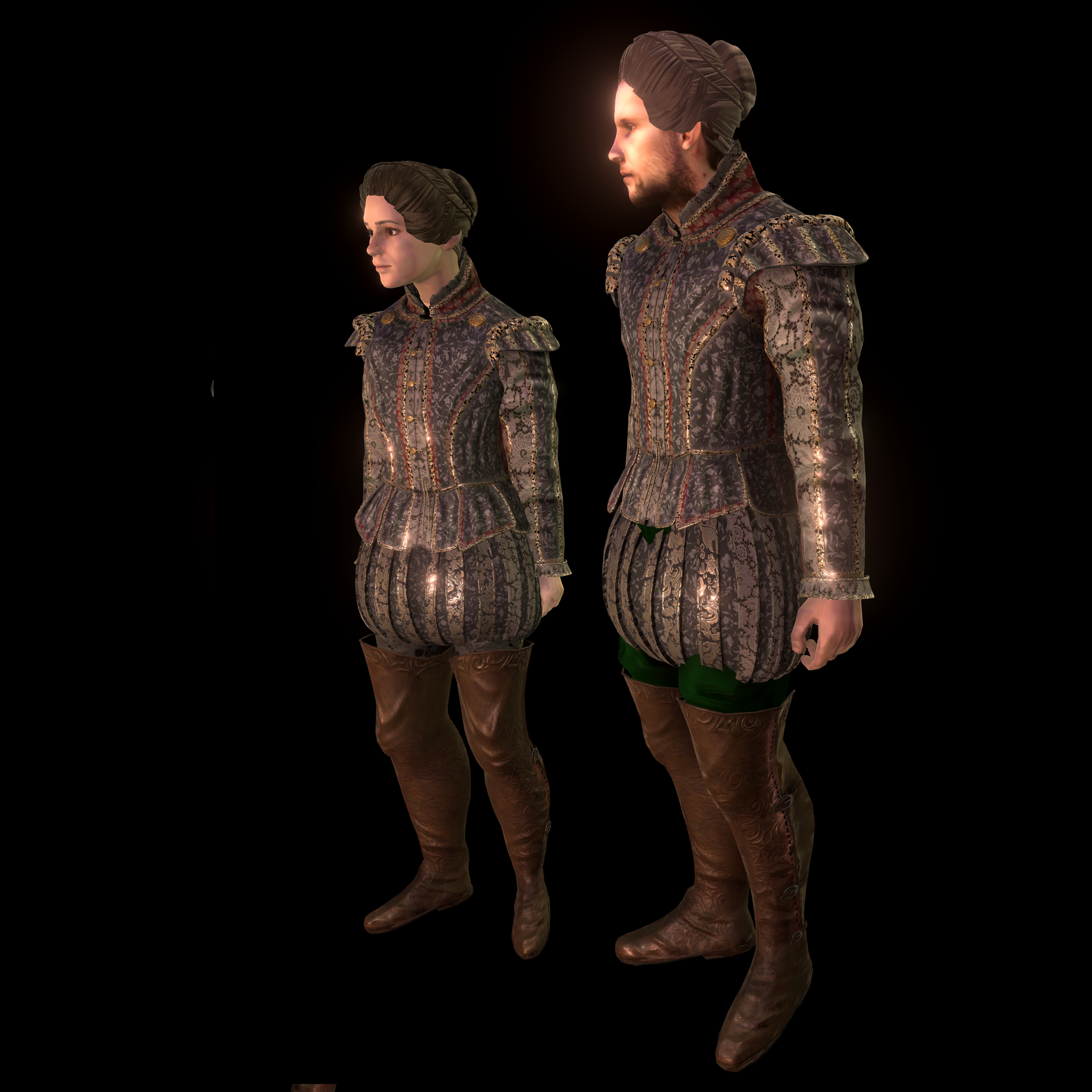 Tudor Squire & Lady