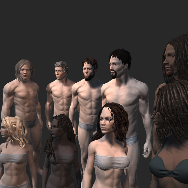 UMA 2.5 Hair Addon Pack