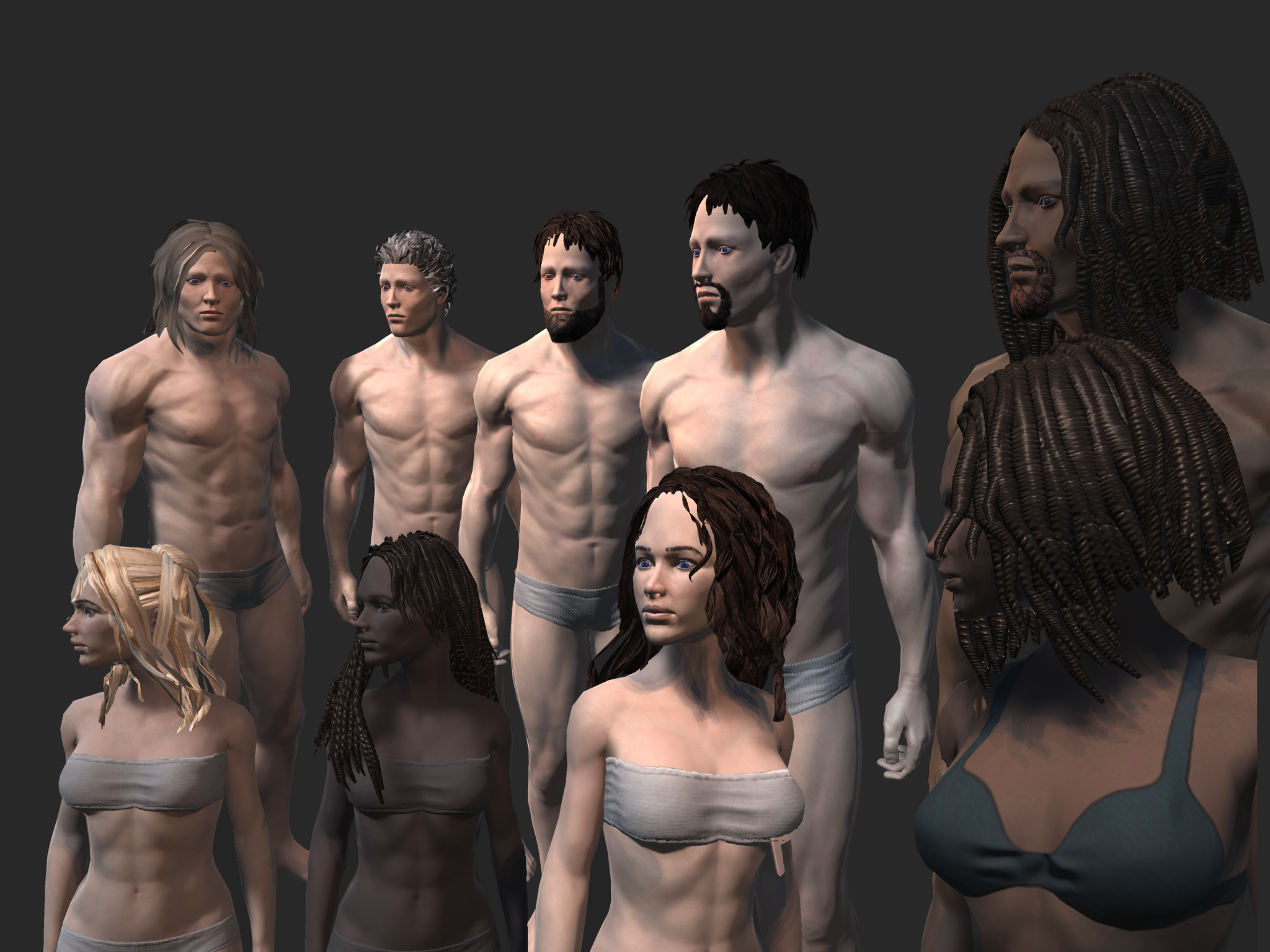 UMA 2.5 Hair Addon Pack