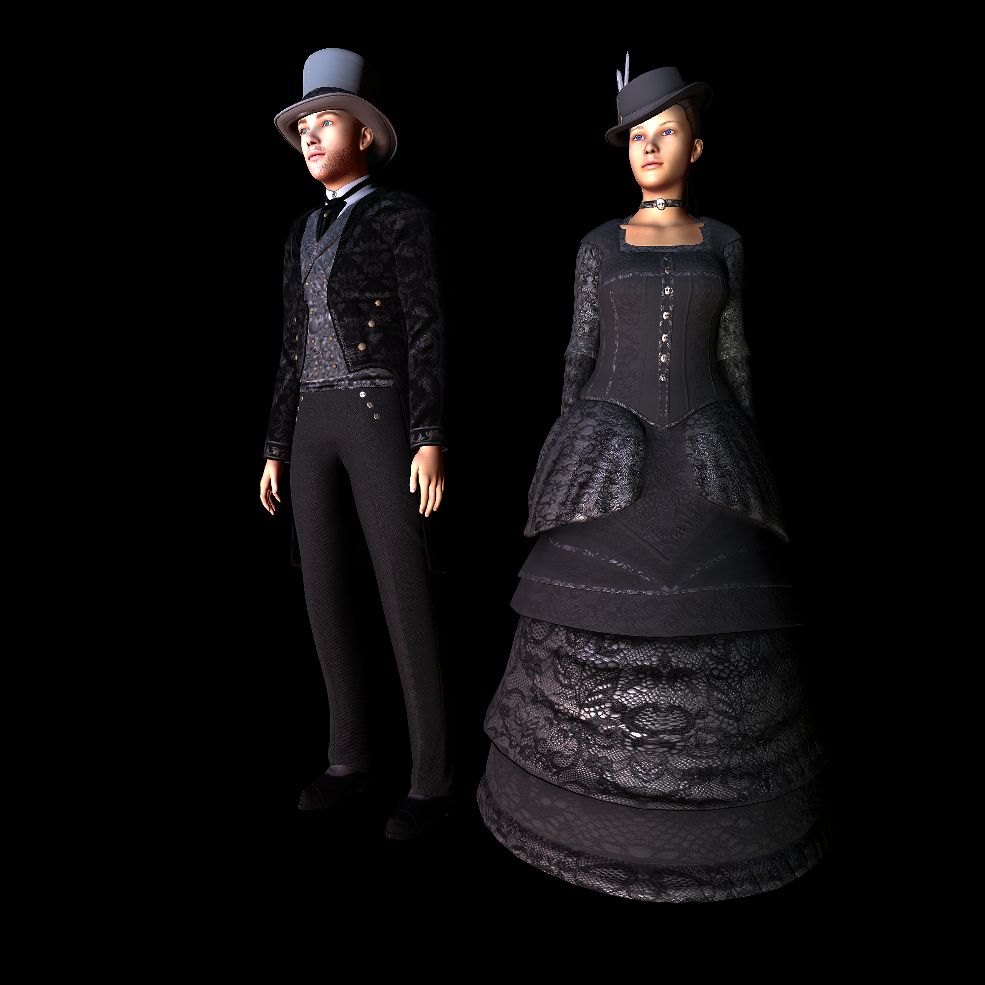UMA Victorian Lady & Gent