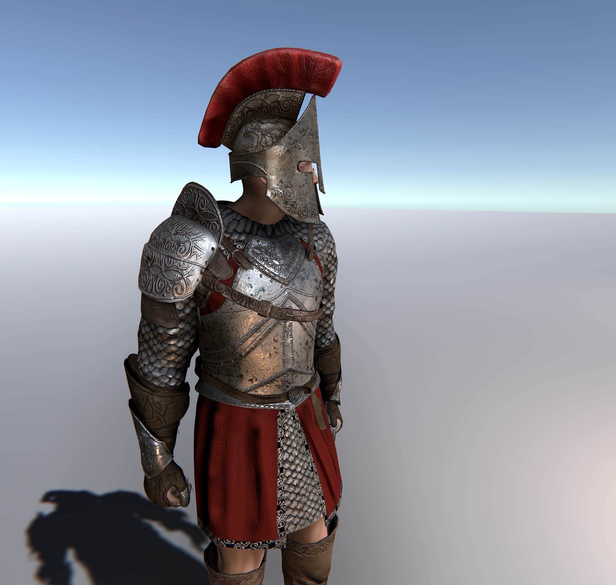 KNIGHT CUSTOMISABLE MODULAR Character for Unity UMA