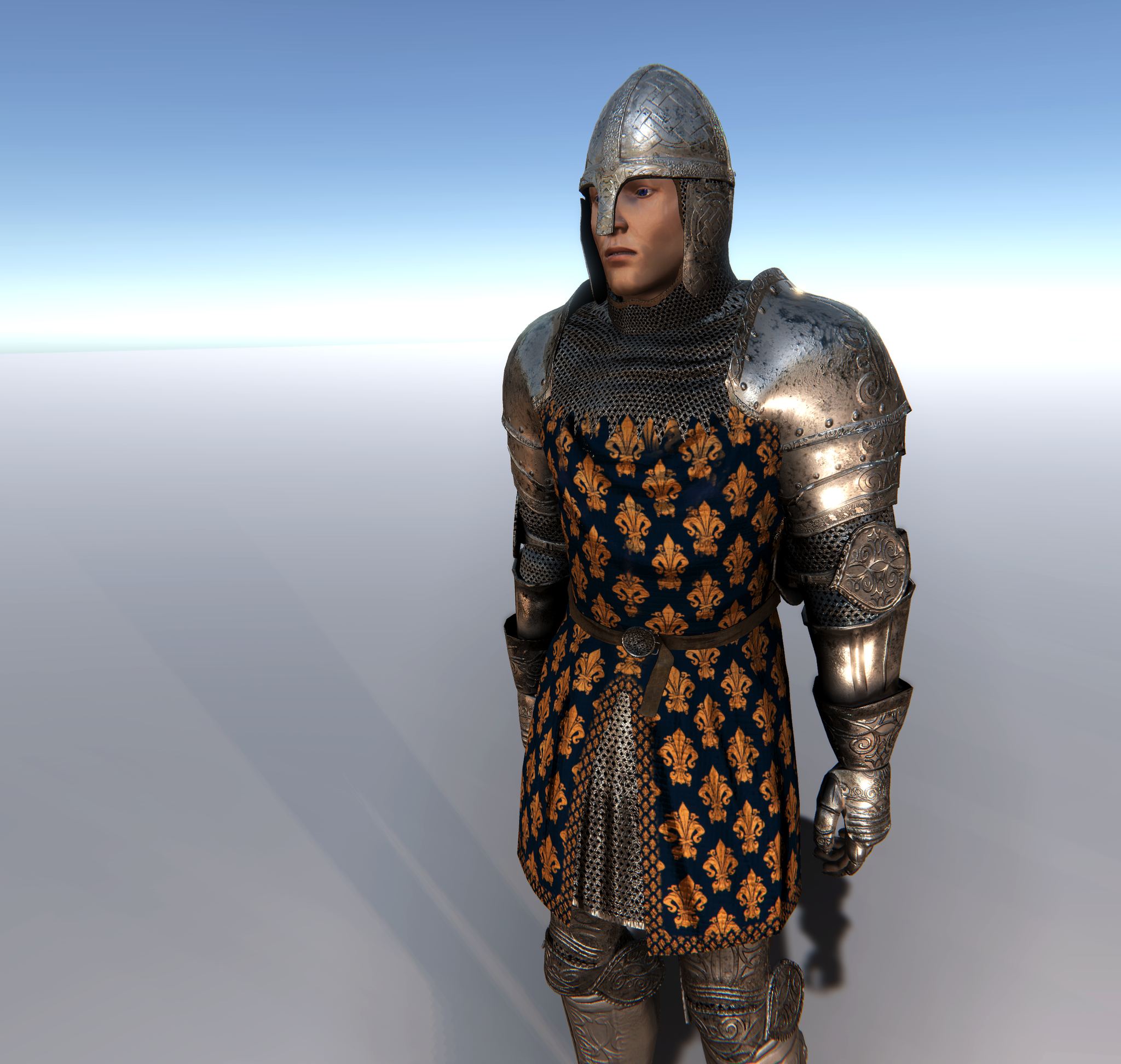 KNIGHT CUSTOMISABLE MODULAR Character for Unity UMA