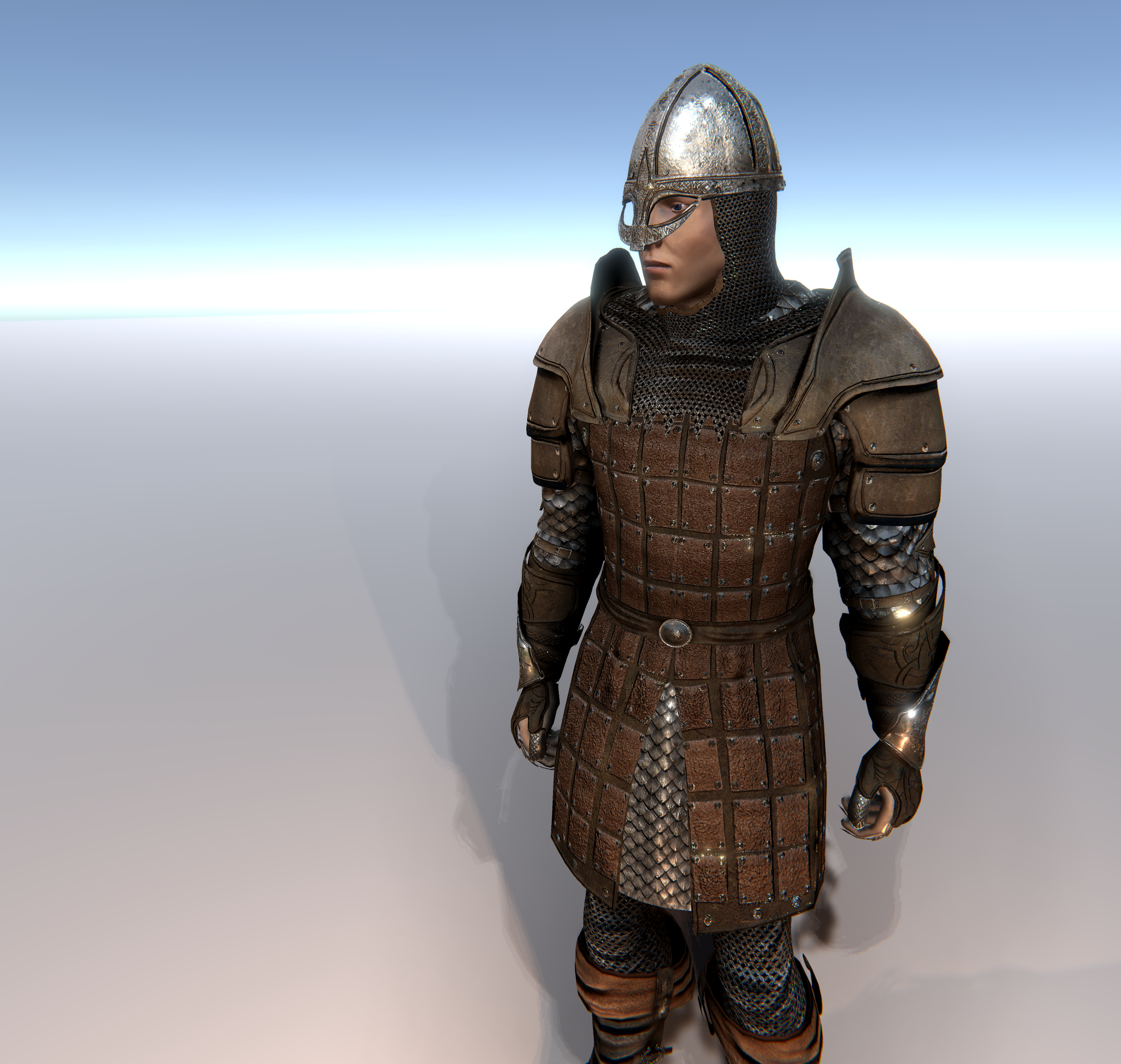 Leather Armour Knight for Unity UMA 2.5 and above