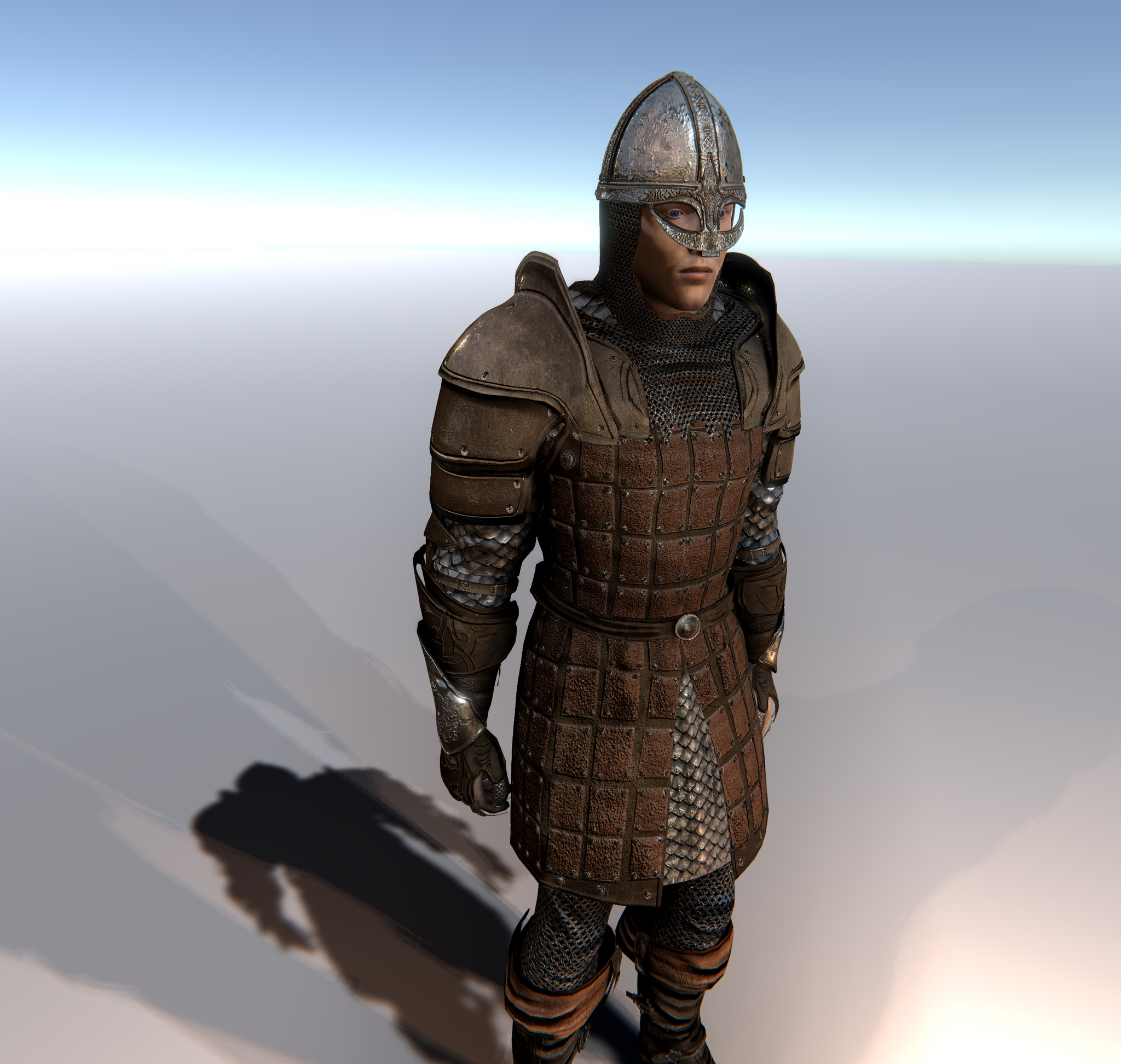 KNIGHT CUSTOMISABLE MODULAR Character for Unity UMA