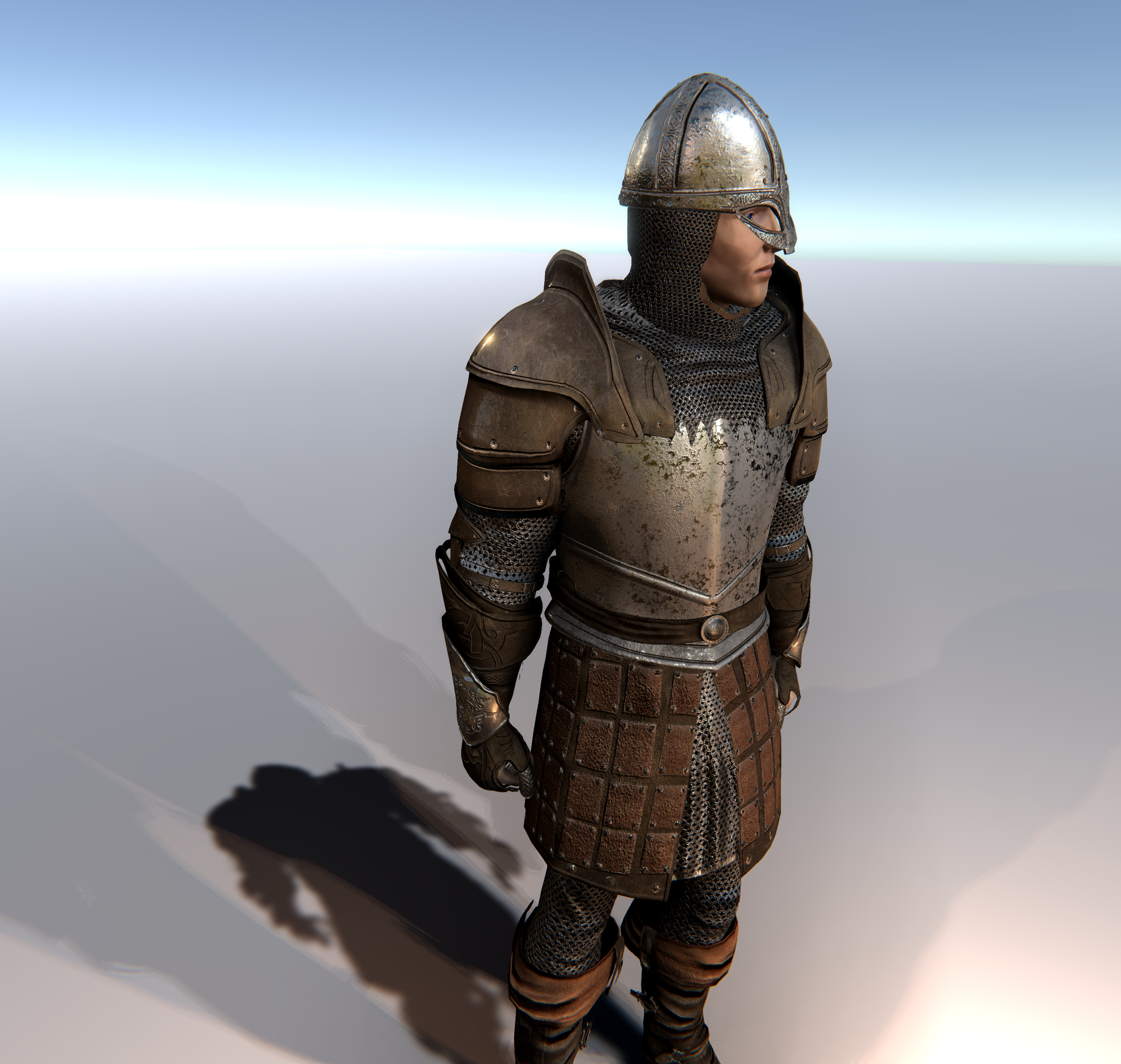 KNIGHT CUSTOMISABLE MODULAR Character for Unity UMA