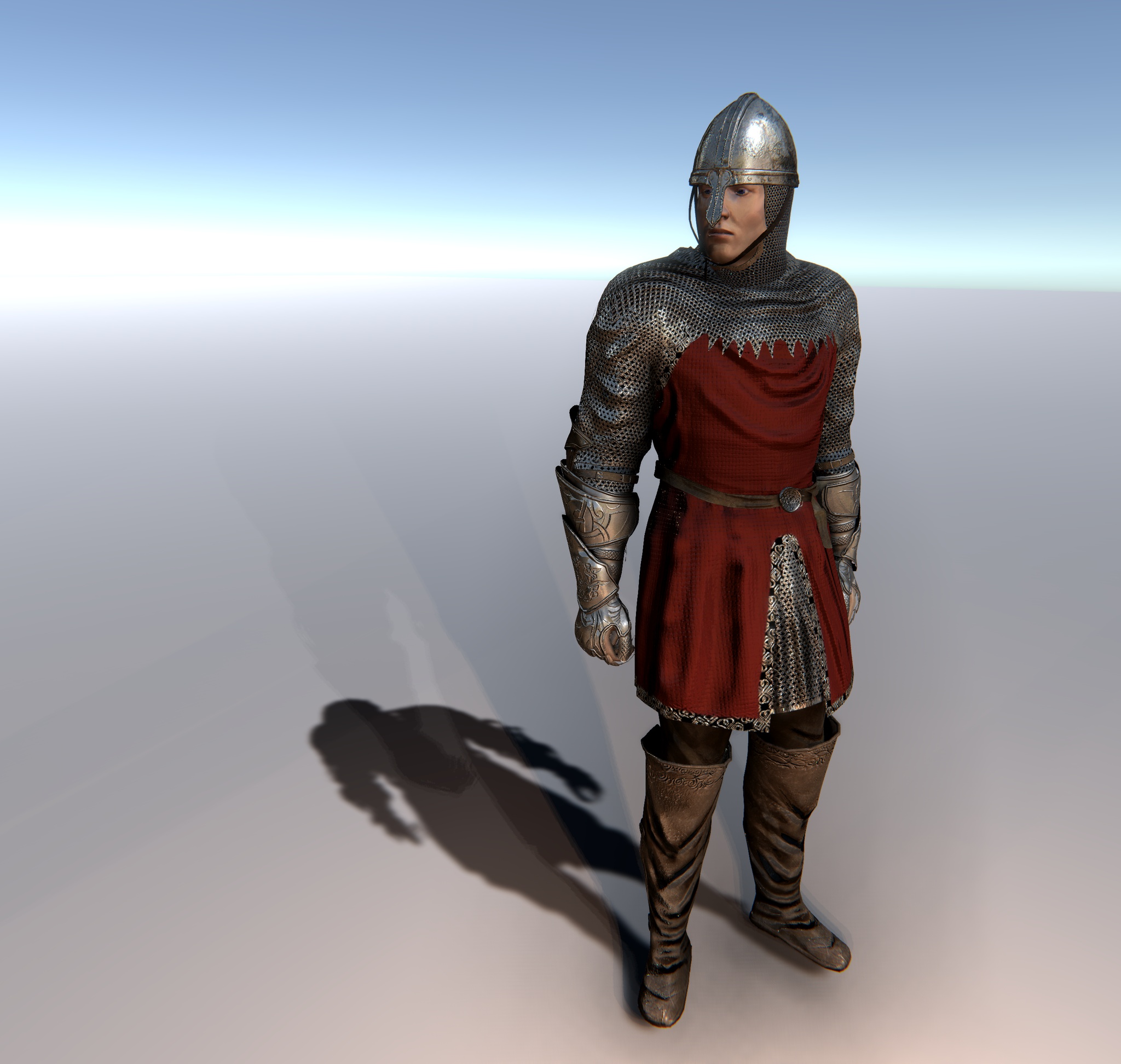 KNIGHT CUSTOMISABLE MODULAR Character for Unity UMA