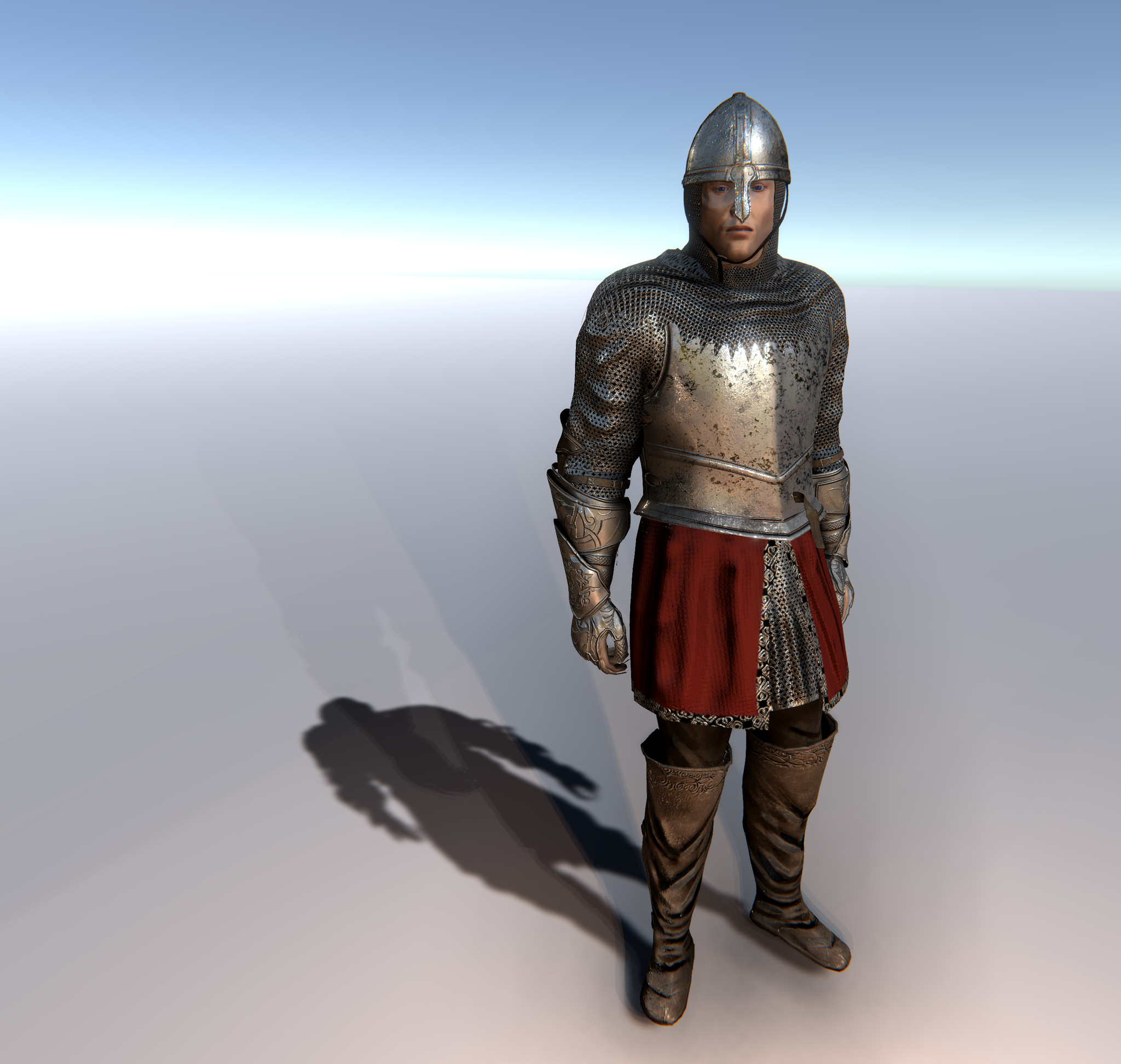 KNIGHT CUSTOMISABLE MODULAR Character for Unity UMA
