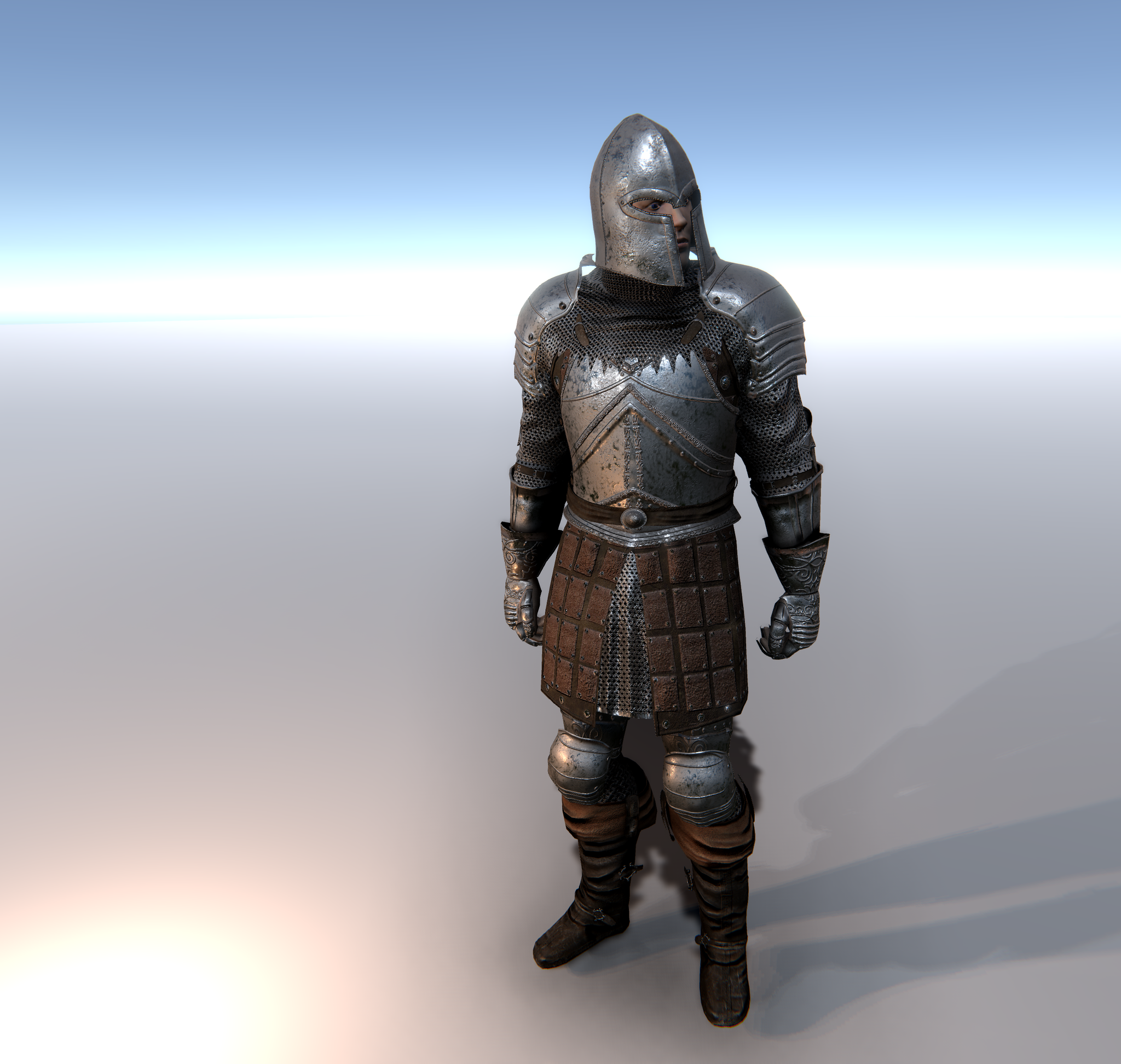 KNIGHT CUSTOMISABLE MODULAR Character for Unity UMA