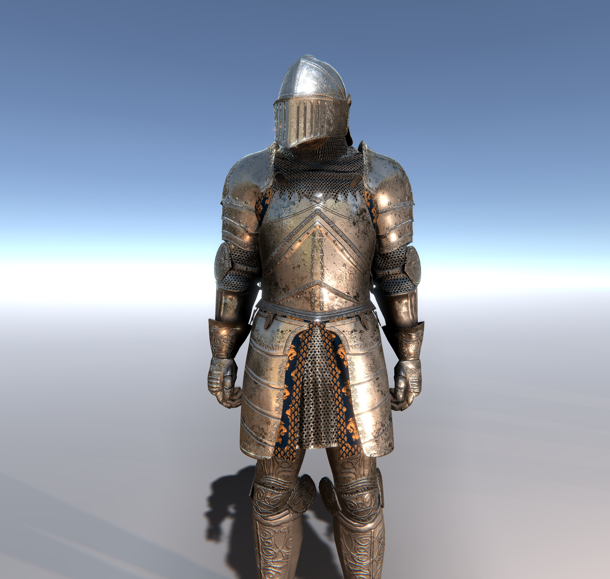 KNIGHT CUSTOMISABLE MODULAR Character for Unity UMA