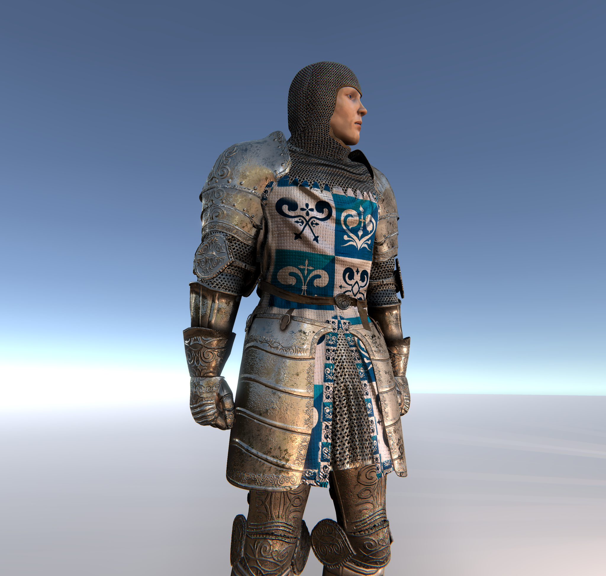 KNIGHT CUSTOMISABLE MODULAR Character for Unity UMA