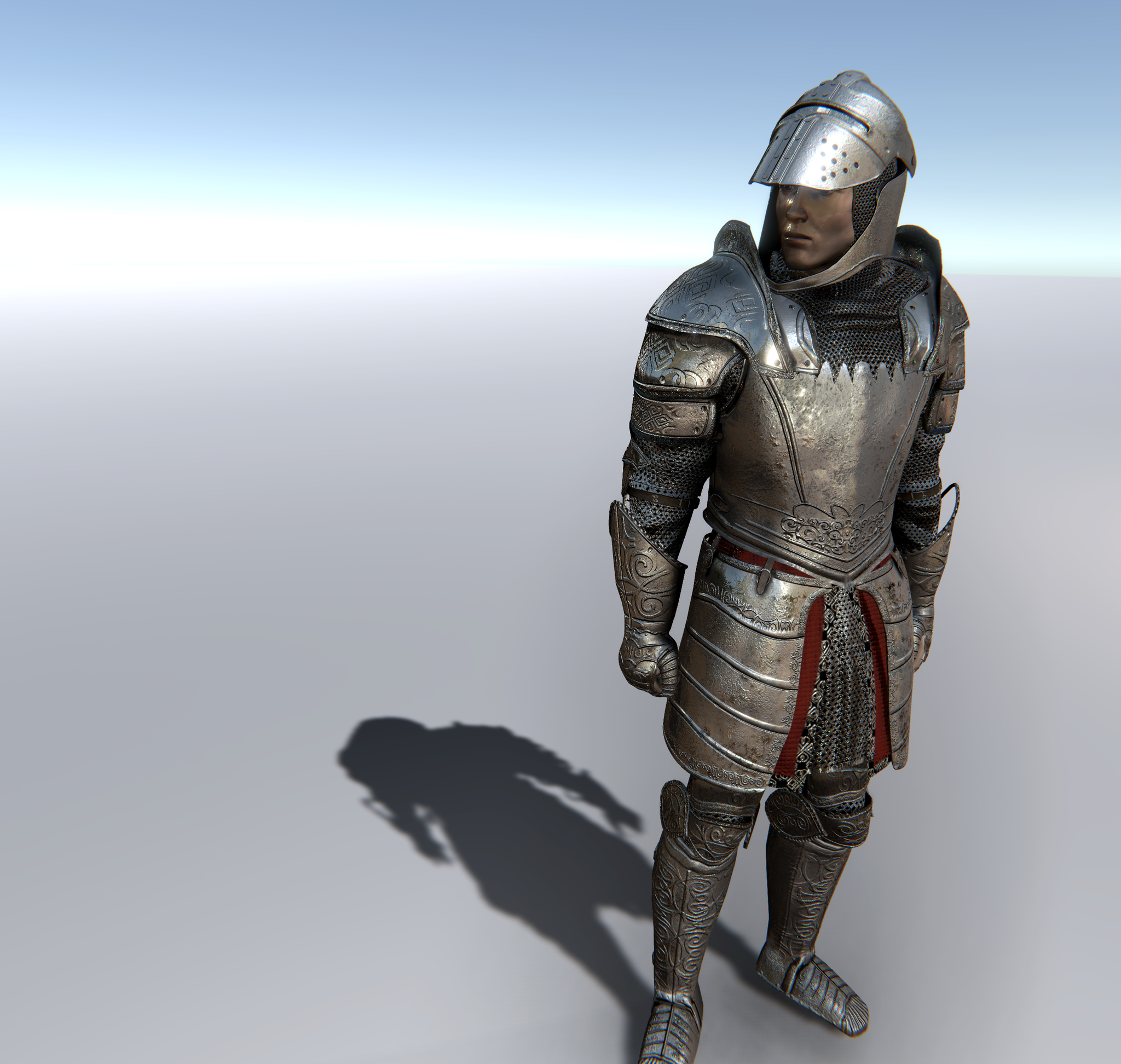 KNIGHT CUSTOMISABLE MODULAR Character for Unity UMA